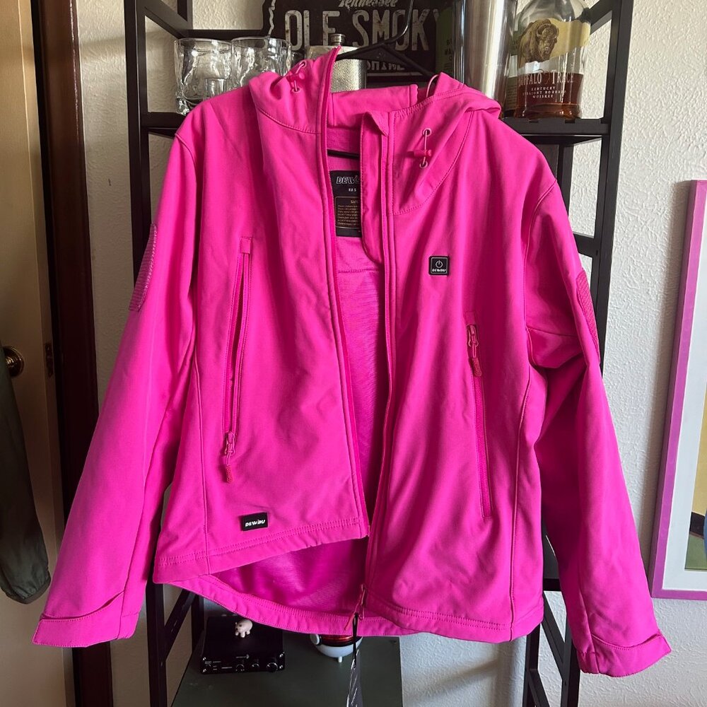 Dewbu Heated Pink Coat